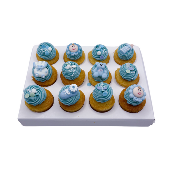 Mini Babyshower cupcakes - Pojke