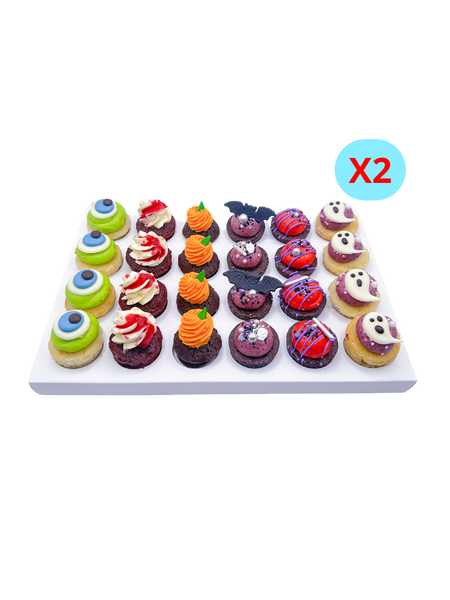 Mini halloween cupcakes box