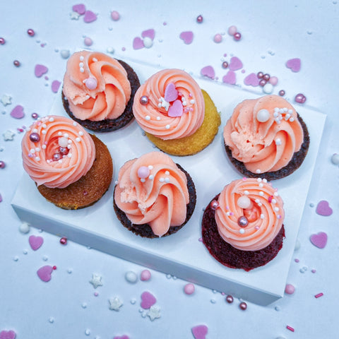 6st mini Pink Matter cupcakes