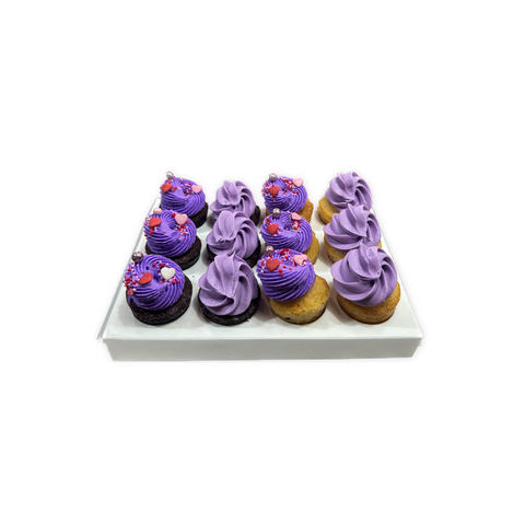 Lavender minicupcakes