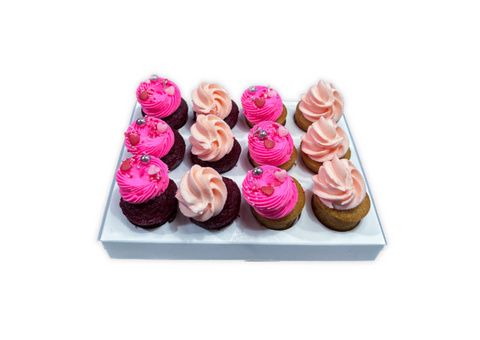 Power pink minicupcakes