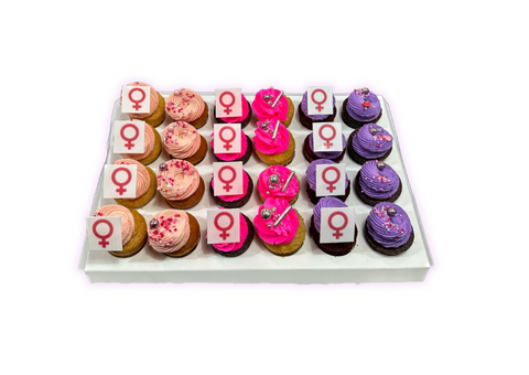 Minicupcakes med kvinnosymbol ( Företag )