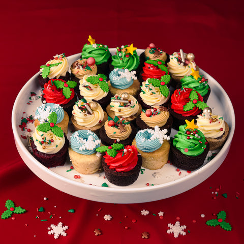 Mini julcupcakes box - Privat