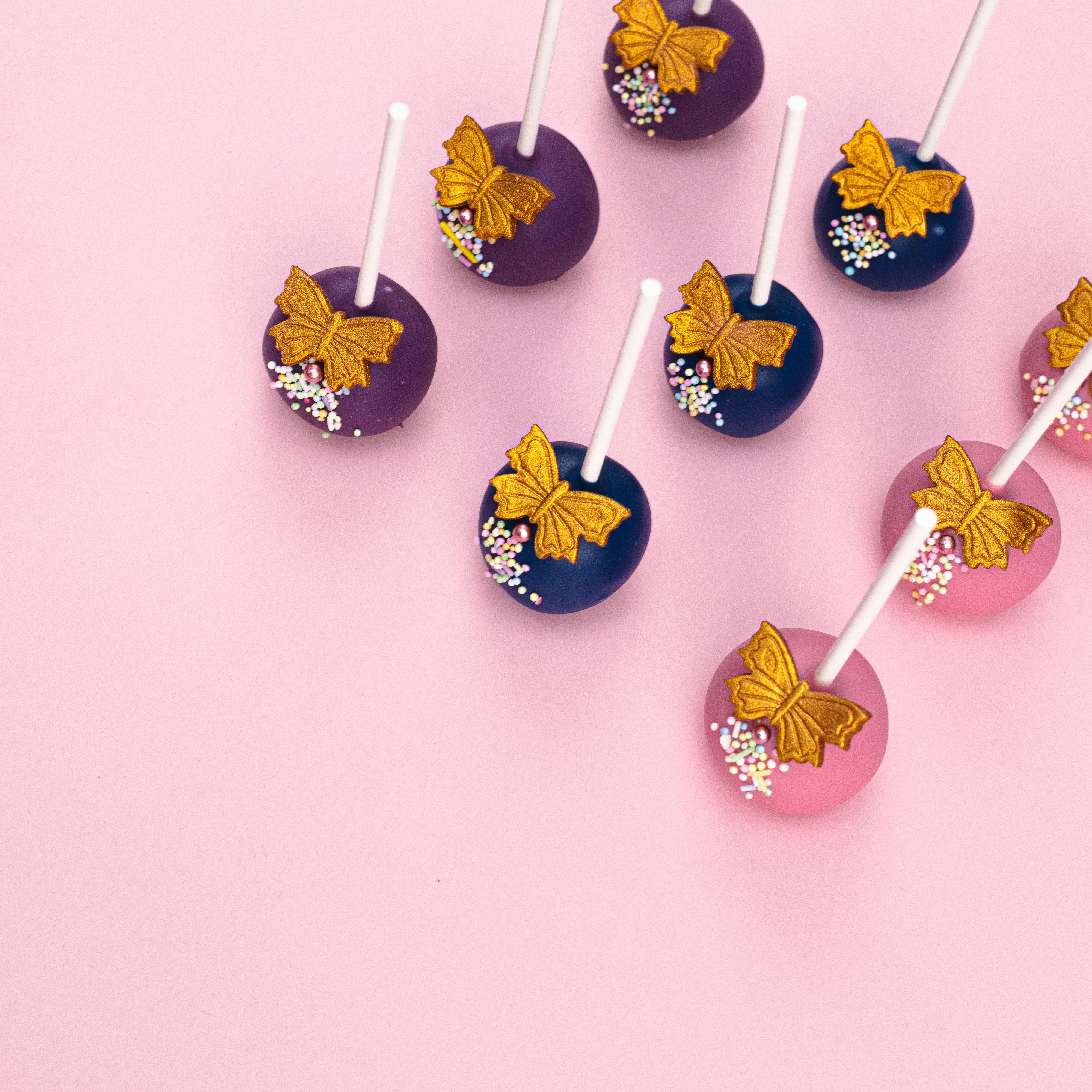 Fjärils cakepops