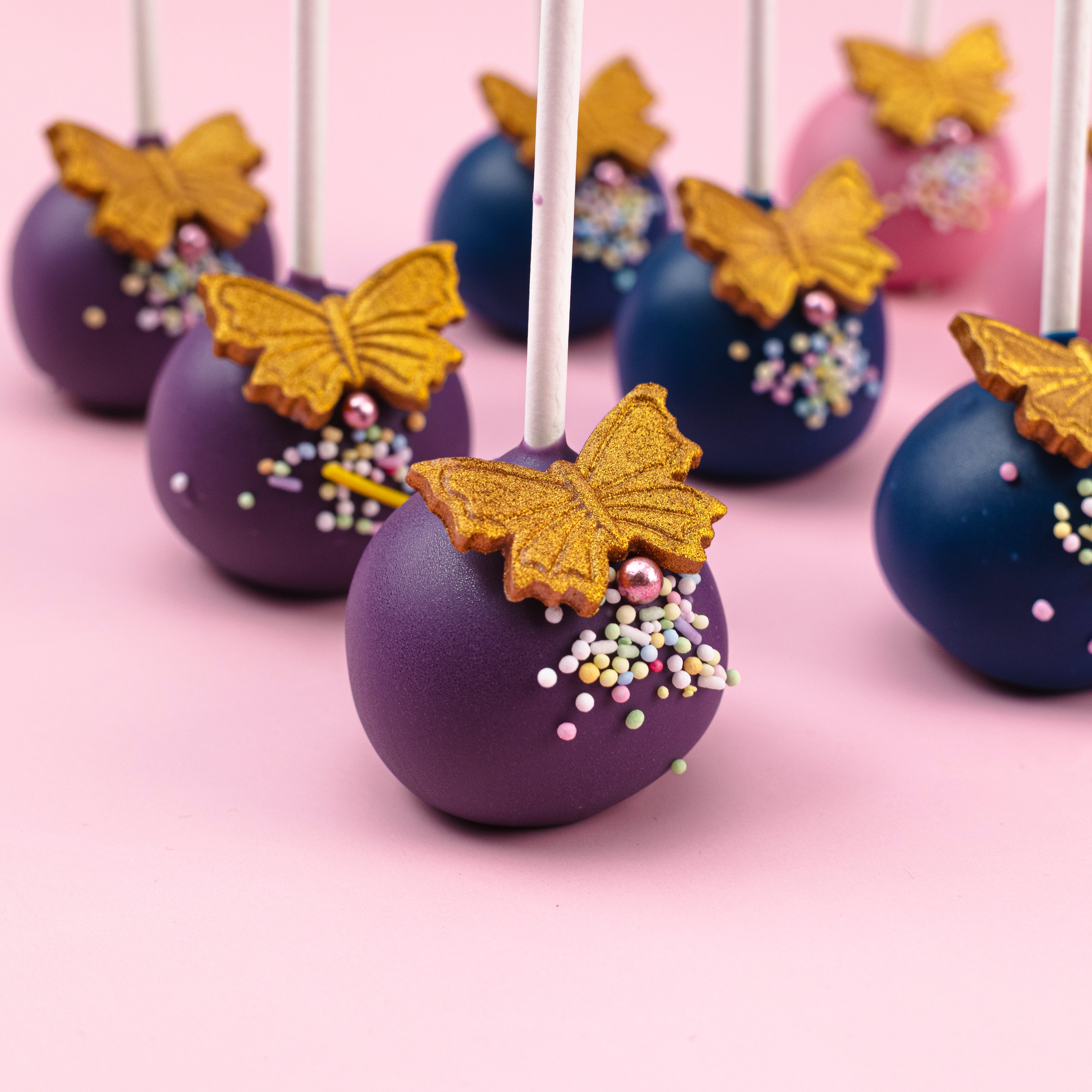 Fjärils cakepops