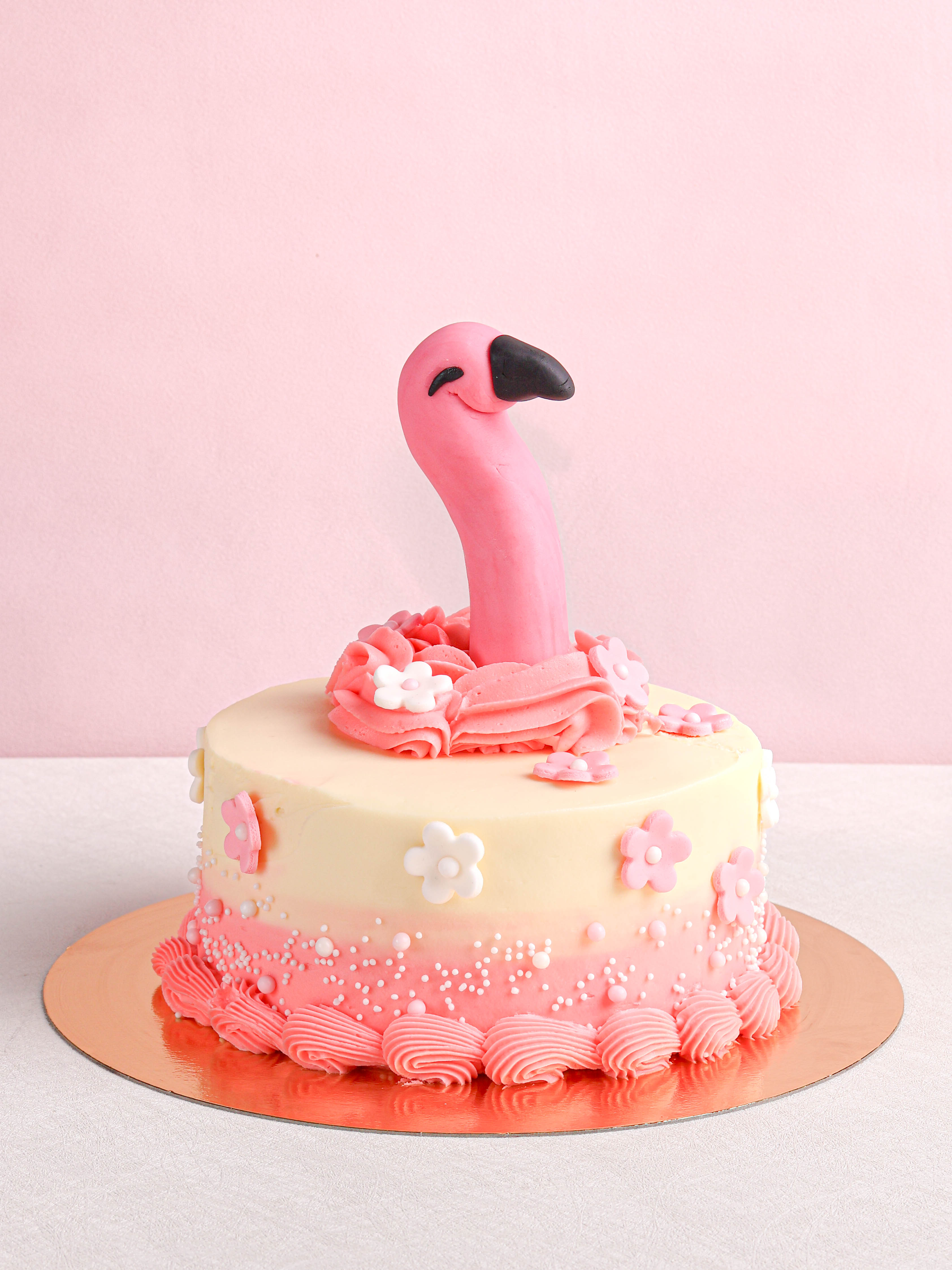 Flamingo tårta
