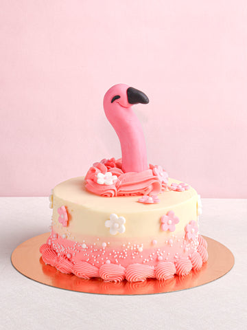 Flamingo tårta
