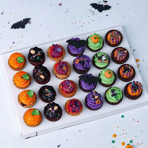 Mini halloween cupcakes box