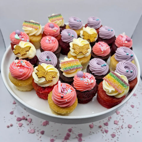 Over the rainbow cupcakes
