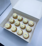 Mini Babyshower cupcakes (neutral färg)