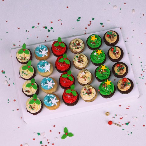 Mini julcupcakes box - Företag