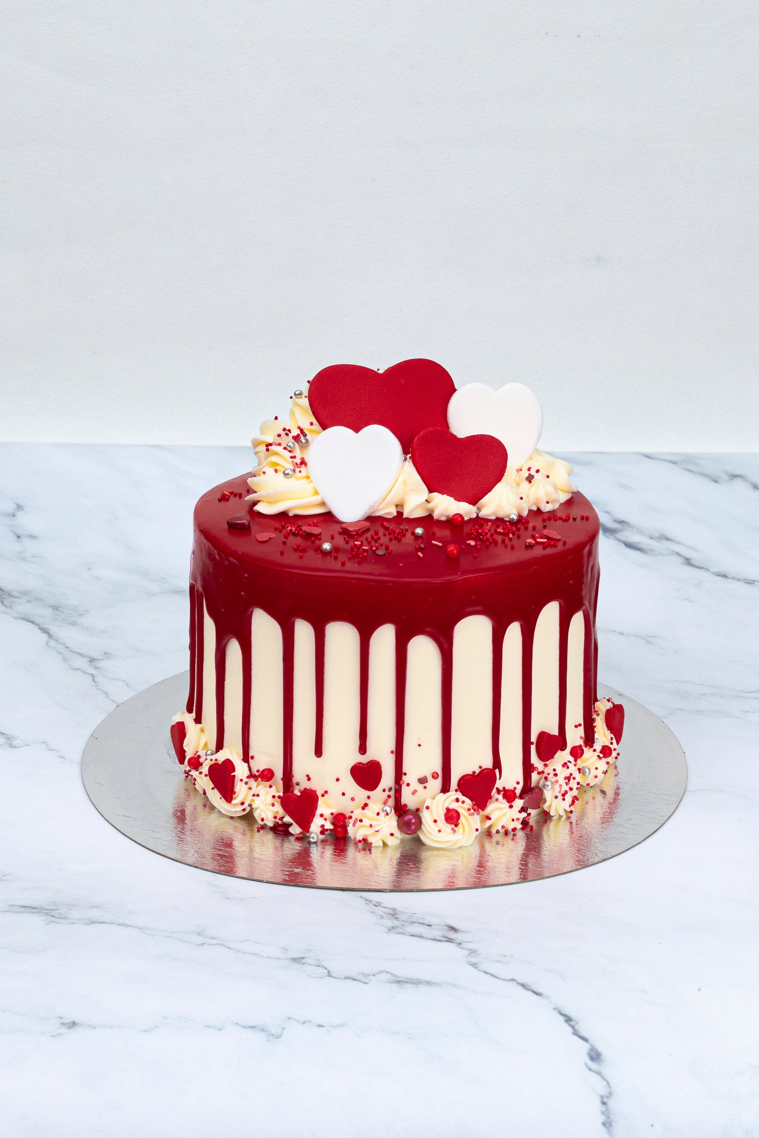 Red Velvet Valentine Cake