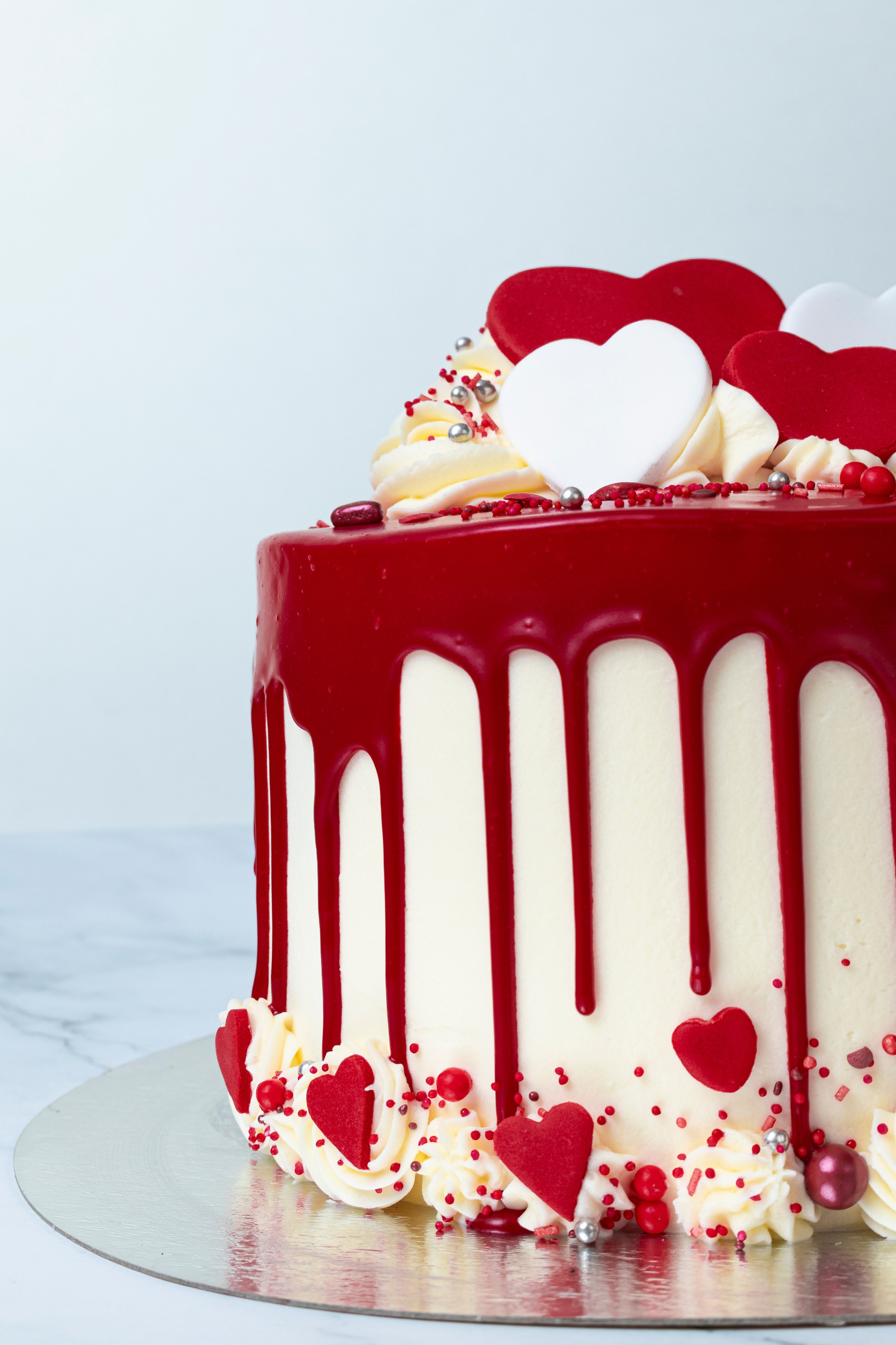 Red Velvet Valentine Cake