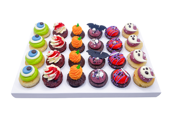 Mini halloween cupcakes box