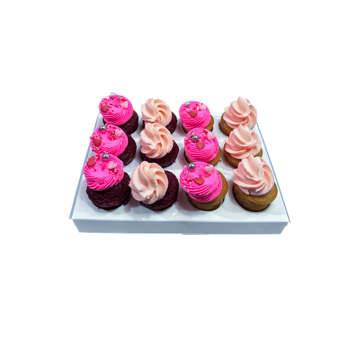 12st Power pink minicupcakes