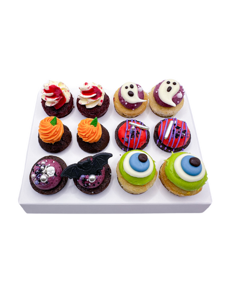 Mini halloween cupcakes box