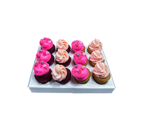 12st Power pink minicupcakes