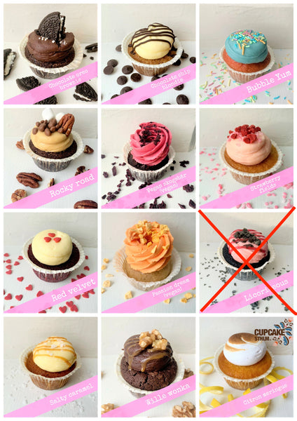 24st Mini cupcakes box