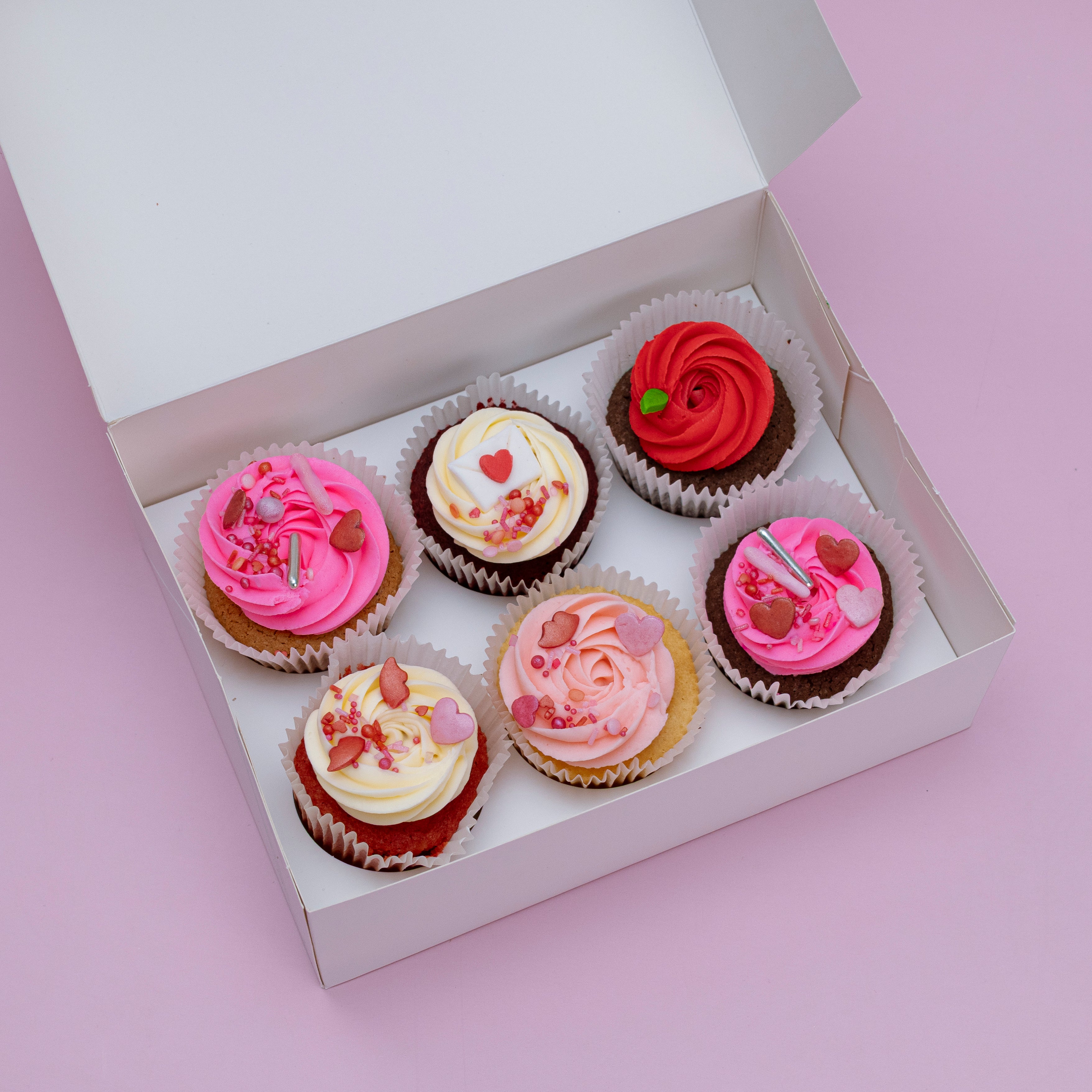 Standard valentine cupcakes 1