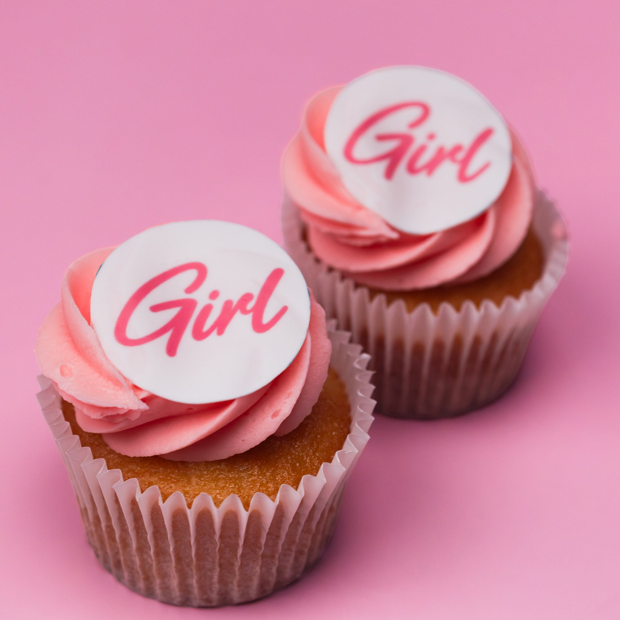 Baby Girl Cupcakes