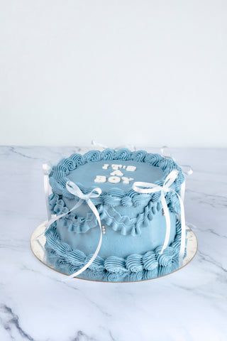 Vintage cake (Blå)