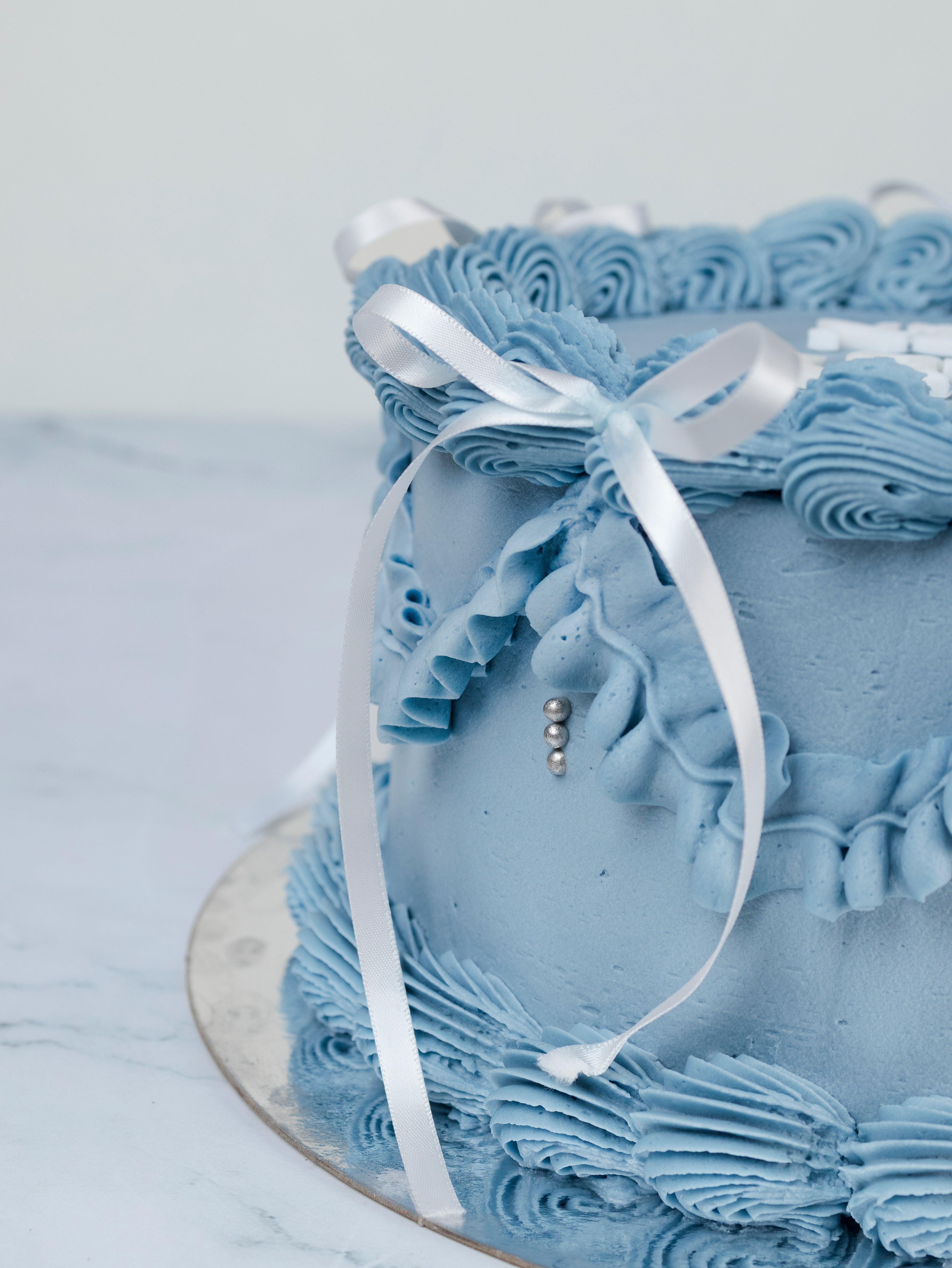 Vintage cake (Blå)