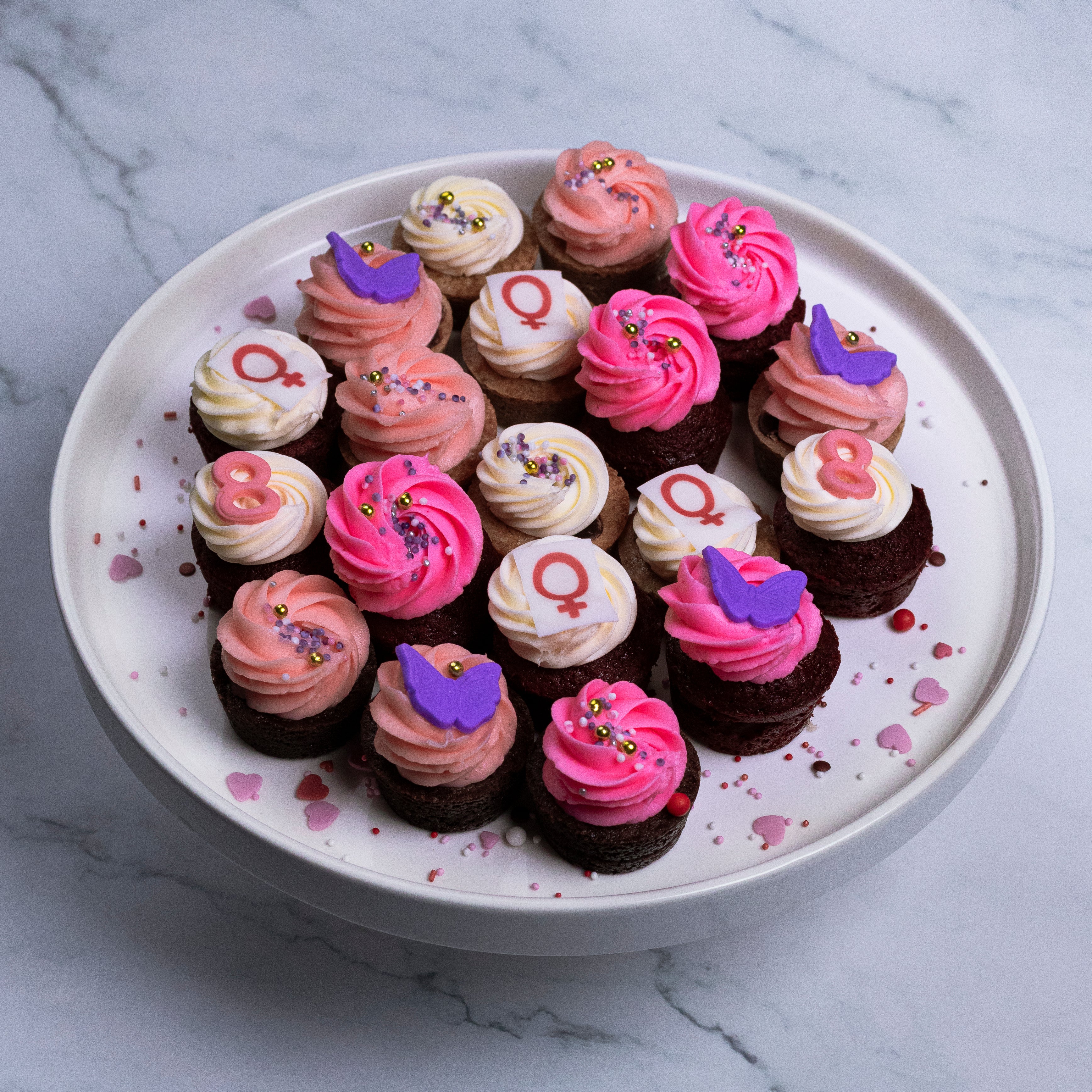 Women's day cupcake box