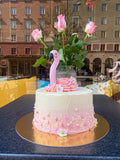 Flamingo sommar tårta
