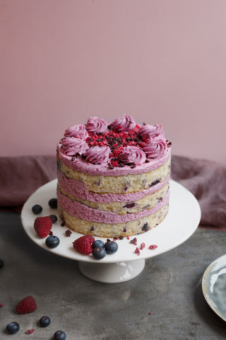 Naked Cake Skogsbär